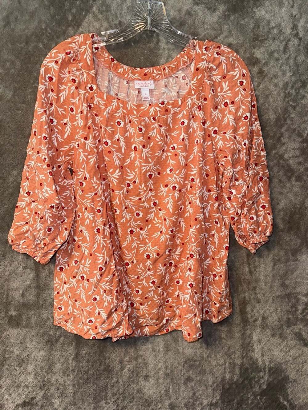 Isabel Maternity by Ingrid & Isabel Floral Print Blouse Size S